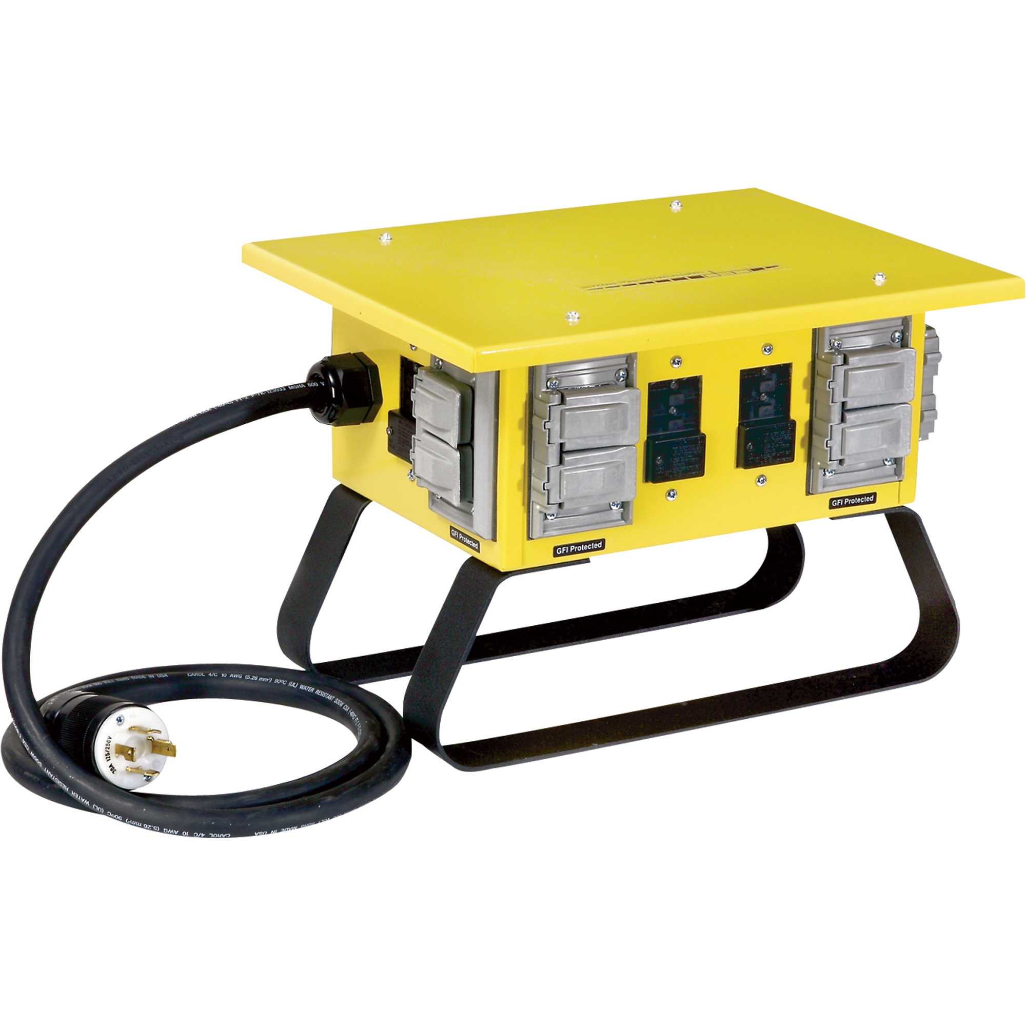 CEP Portable Power Distribution Center, 30 Amps, 125/250 Volts, 8 Outlets, Model# 6507GU